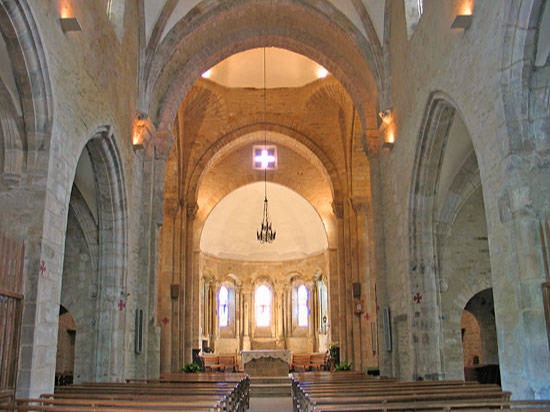 Interieur kerk